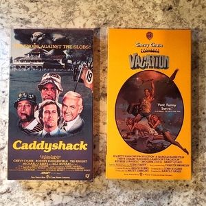 Caddyshack and Lampoons Vacation VHS Movie Set
